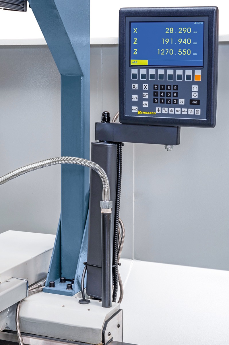 Produktionsdrehmaschine Goliath 800 x 1500 inkl. 3-Achs-Digitalanzeige *