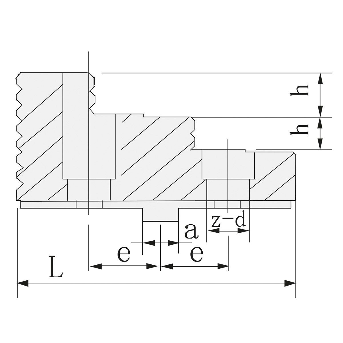 Umkehr-Aufsatzbacken DTJ-DK12-400