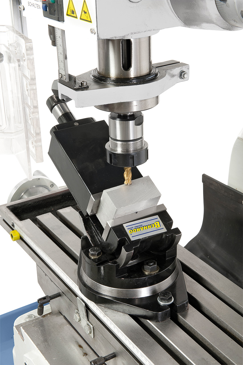 Bohr- und Fräsmaschine BF 45 HSV Vario inkl. Vorschub f. x-Achse