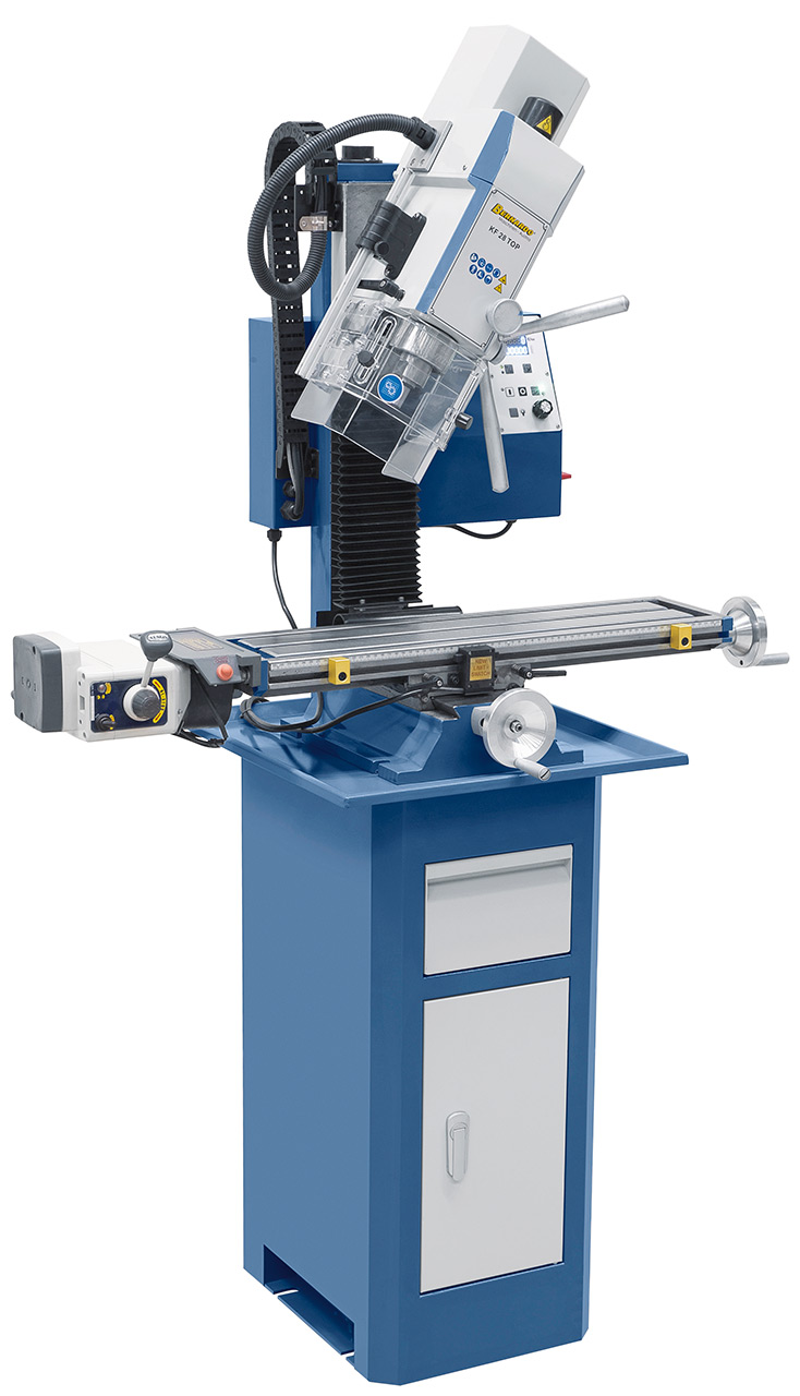 Bohr- und Fräsmaschine KF 28 Top mit Vorschub