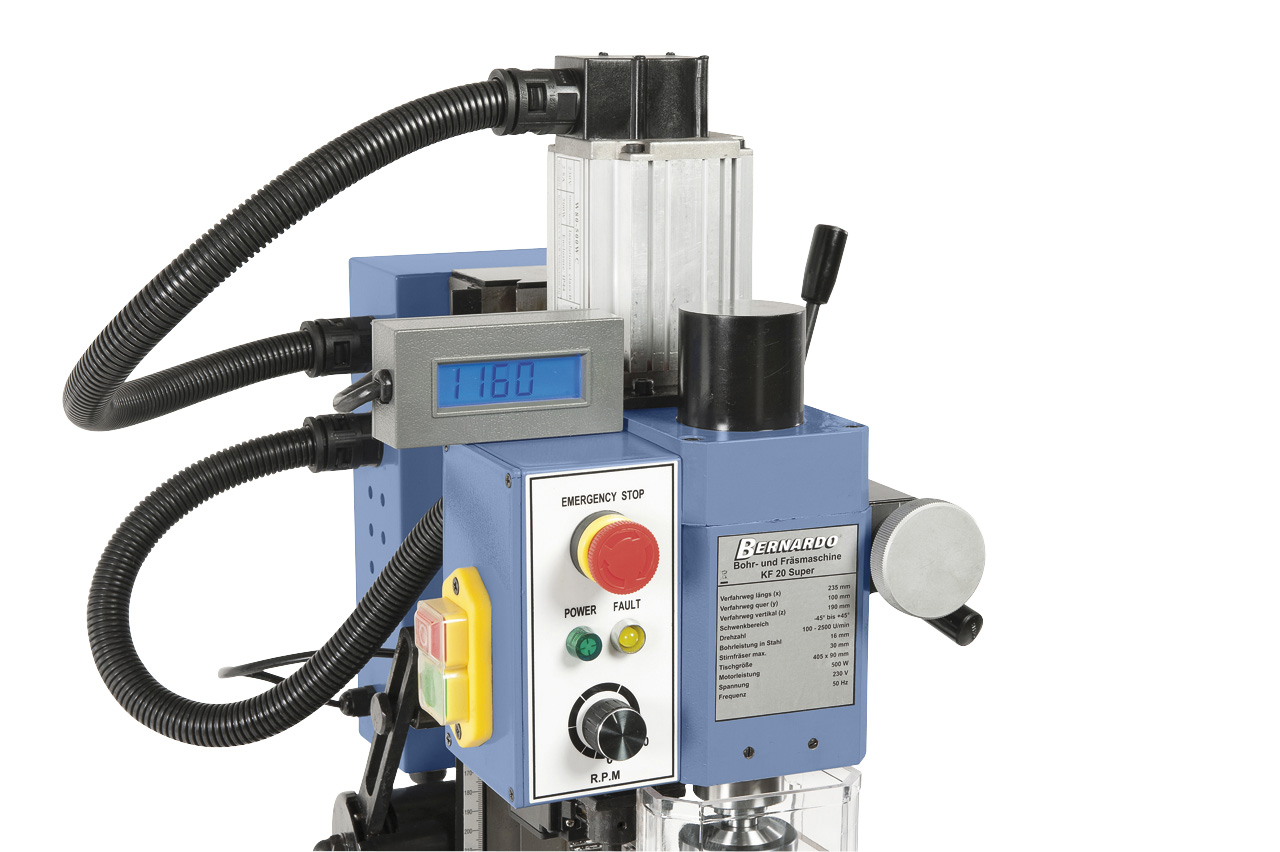 Bohr- und Fräsmaschine KF 20 Super / 230 V