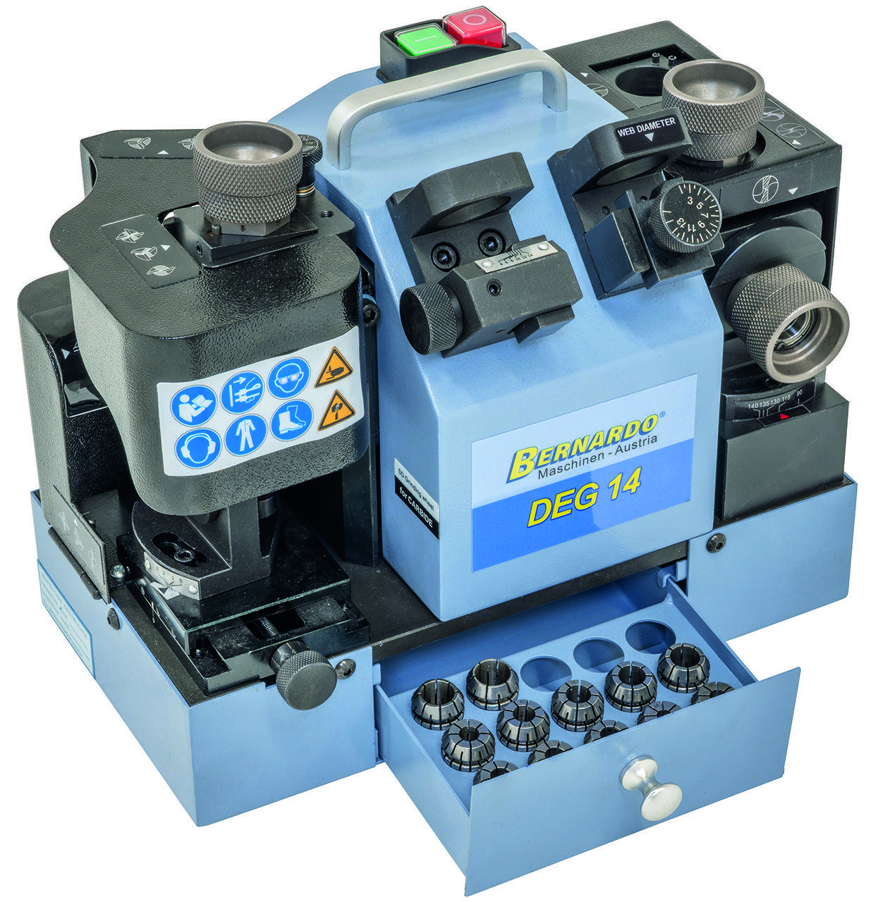 Bohrer- und Schaftfräserschleifmaschine DEG 14