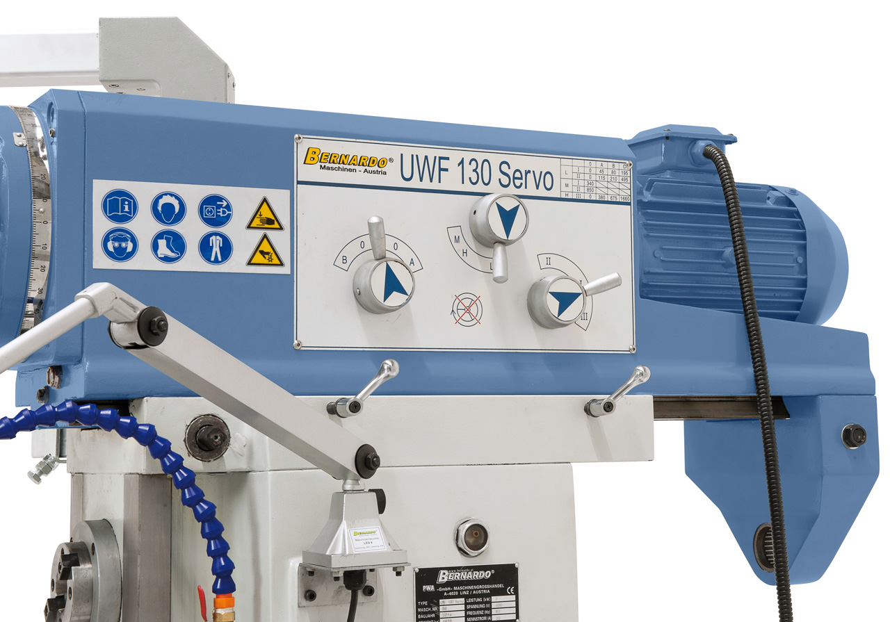 Universalfräsmaschine UWF 130 Servo inkl. 3-Achs-Digitalanzeige ES-12 H *