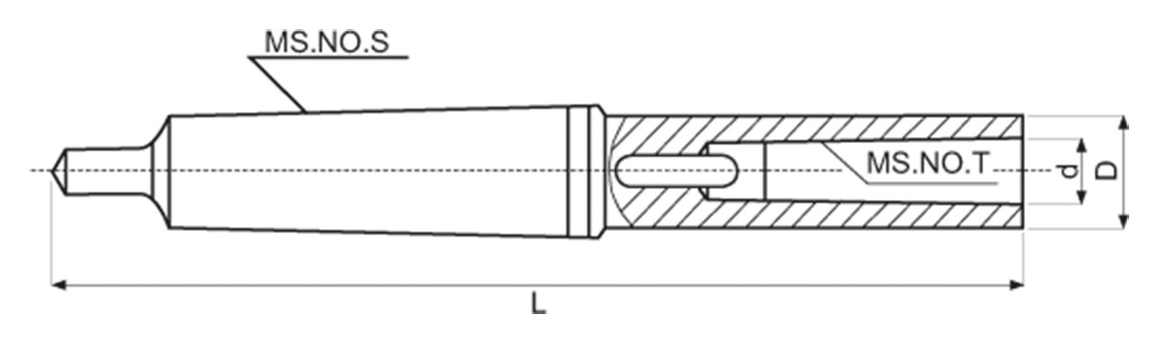 Verlängerungshülse MK 3 / 2