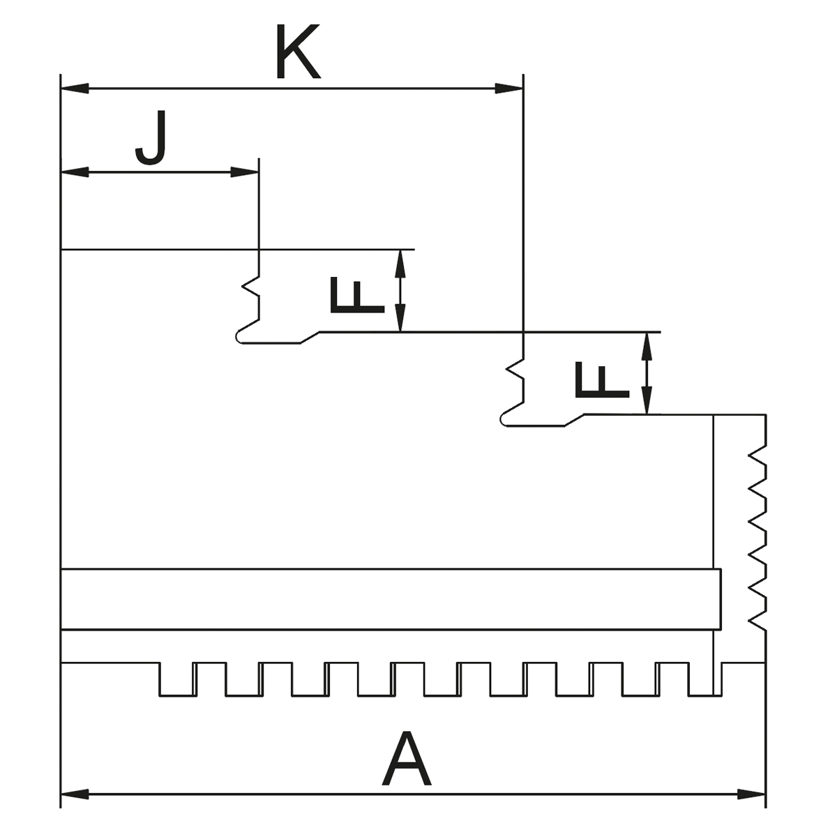 Drehbacken DIJ-DK11-125