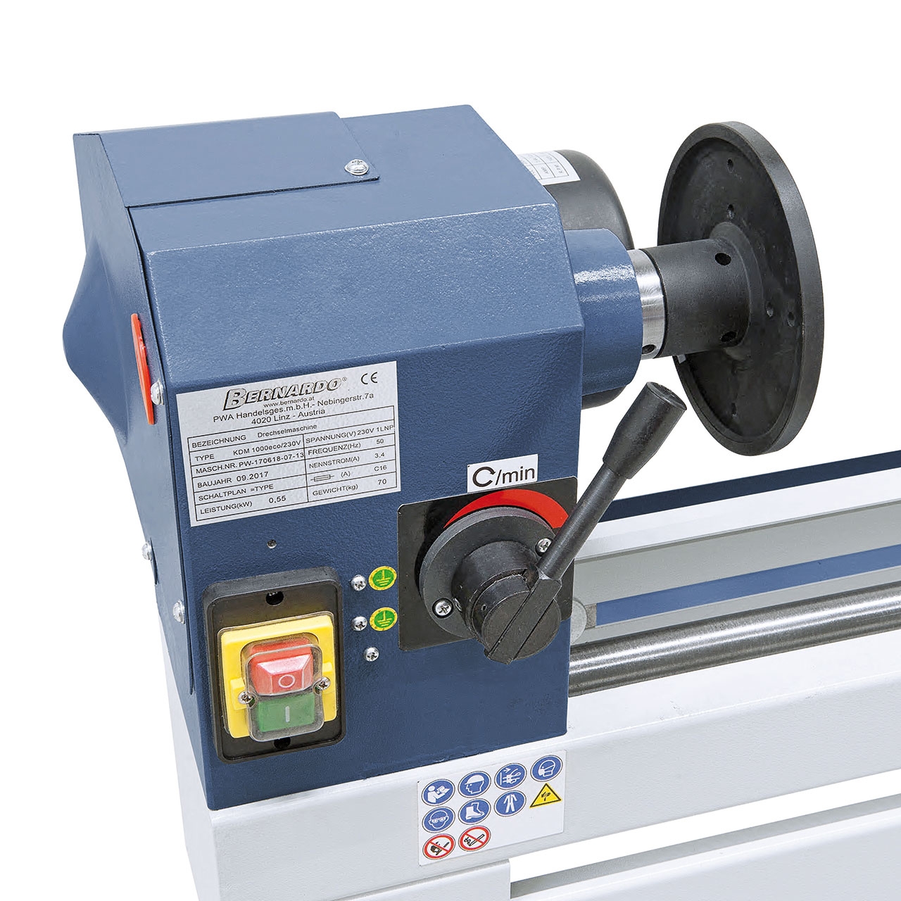 Drechselmaschine KDM 1000 eco / 230 V mit Kopiereinrichtung