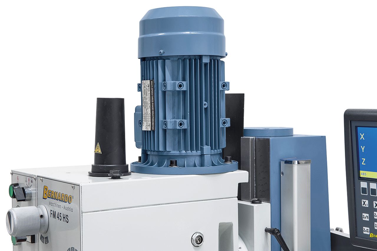 Bohr- und Fräsmaschine FM 45 HS inkl. 3-Achs-Digitalanzeige ES-12 V