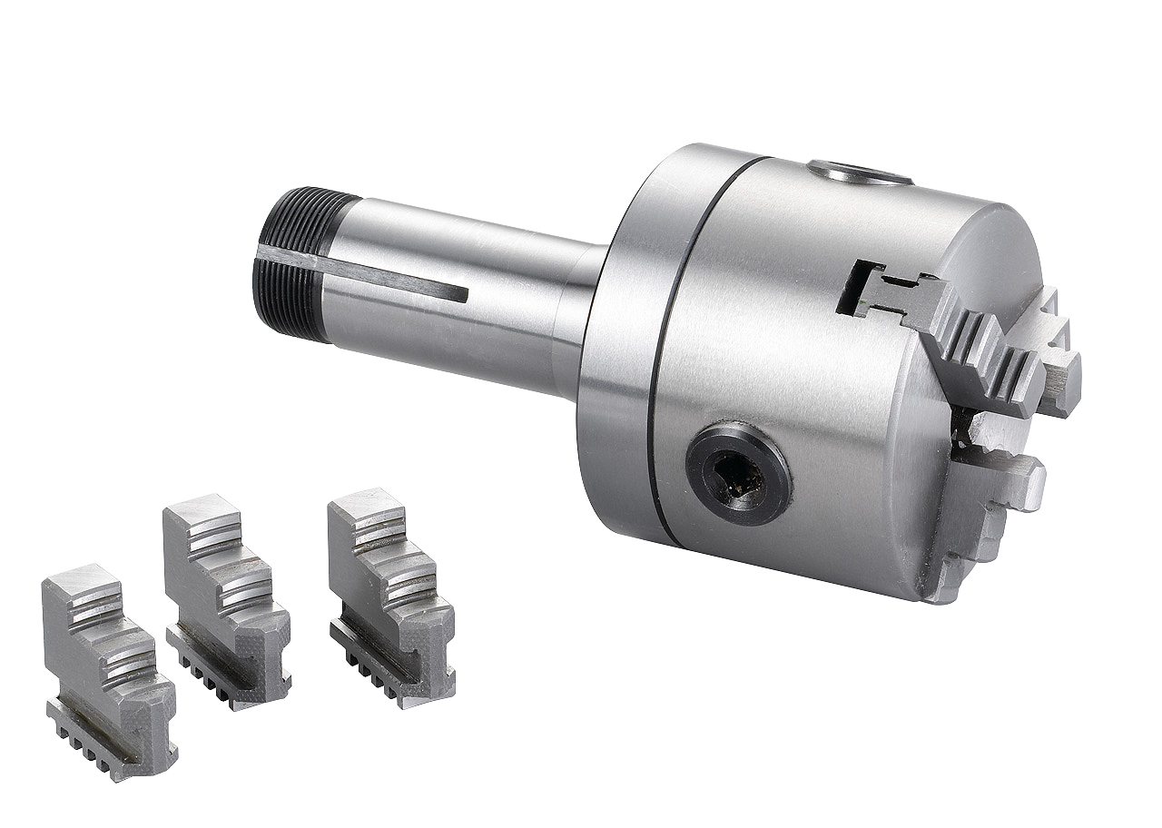 Dreibackendrehfutter 80 mm mit 5C-Spannzangenaufnahme
