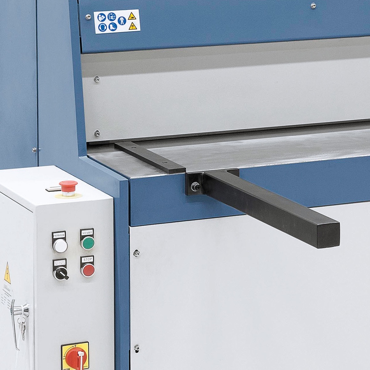 Motorische Tafelschere MTM 2050 x 3 mm mit man. Hinteranschlag