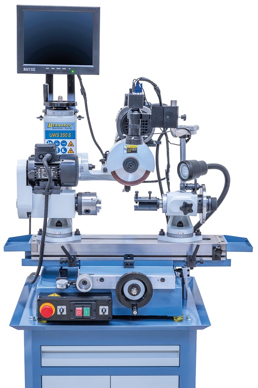 Universal-Werkzeugschleifmaschine mit Bildschirm UWS 350 S