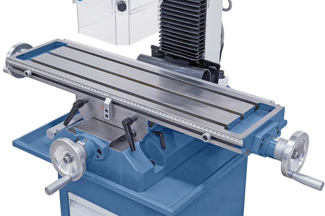Bohr- und Fräsmaschine BF 28 BDC inkl. 3-Achs-Digitalanzeige ES-12 V