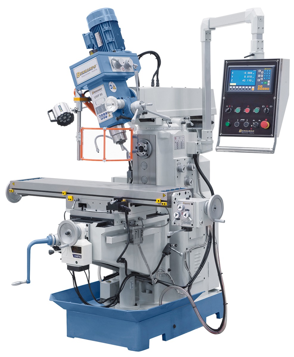 Universalfräsmaschine UWF 90 - 1270 inkl. 3-Achs-Digitalanzeige ES-12 H *