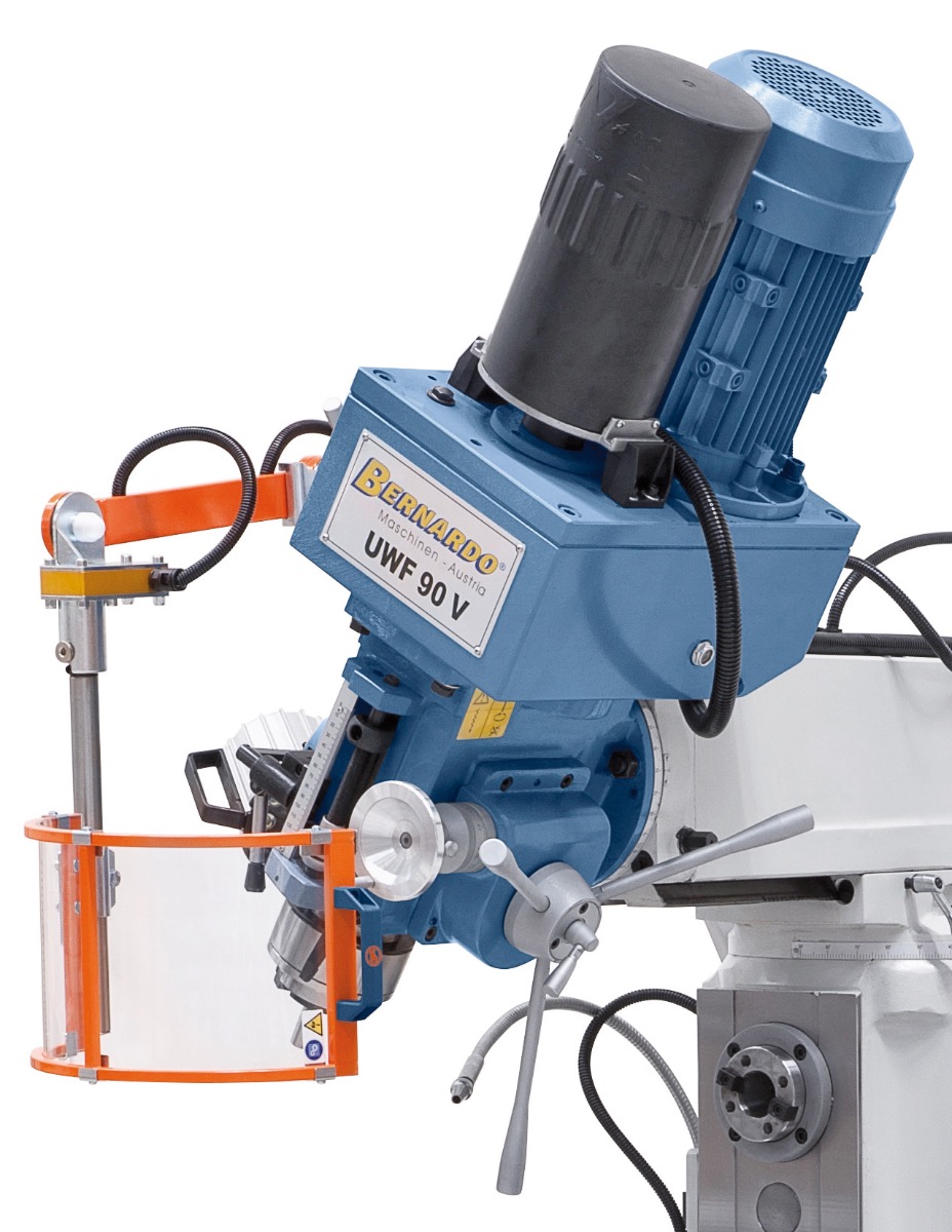 Universalfräsmaschine UWF 90 V inkl. 3-Achs-DRO ES-12 H und pneumat.WK-Klemmung *