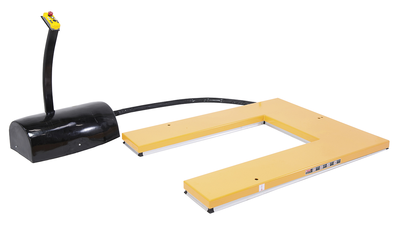 Flach-Scherenhubtisch mit U-Plattform FSHT 1500 U *