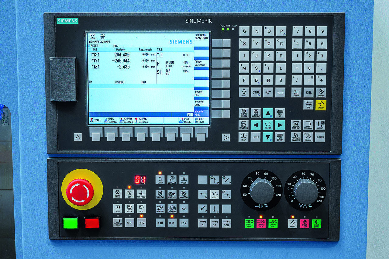 CNC-Vertikal-Bearbeitungszentrum VMC 600 mit Siemens 808D Advanced 16