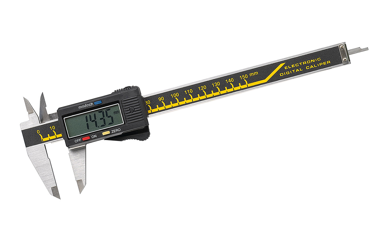 Digital-Taschenmessschieber 150 mm x 0,01 mm mit grosser Anzeige