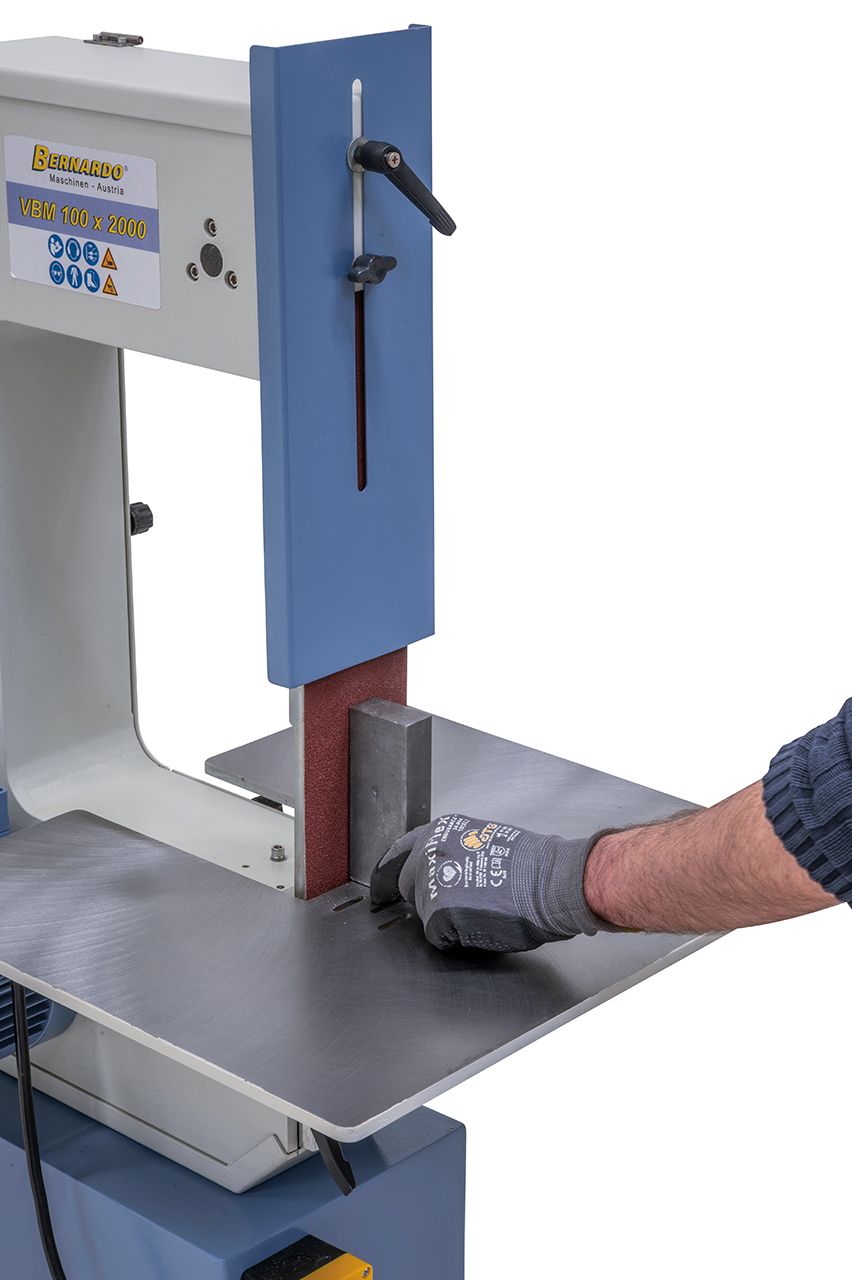 Vertikale Bandschleifmaschine VBM 100 x 2000