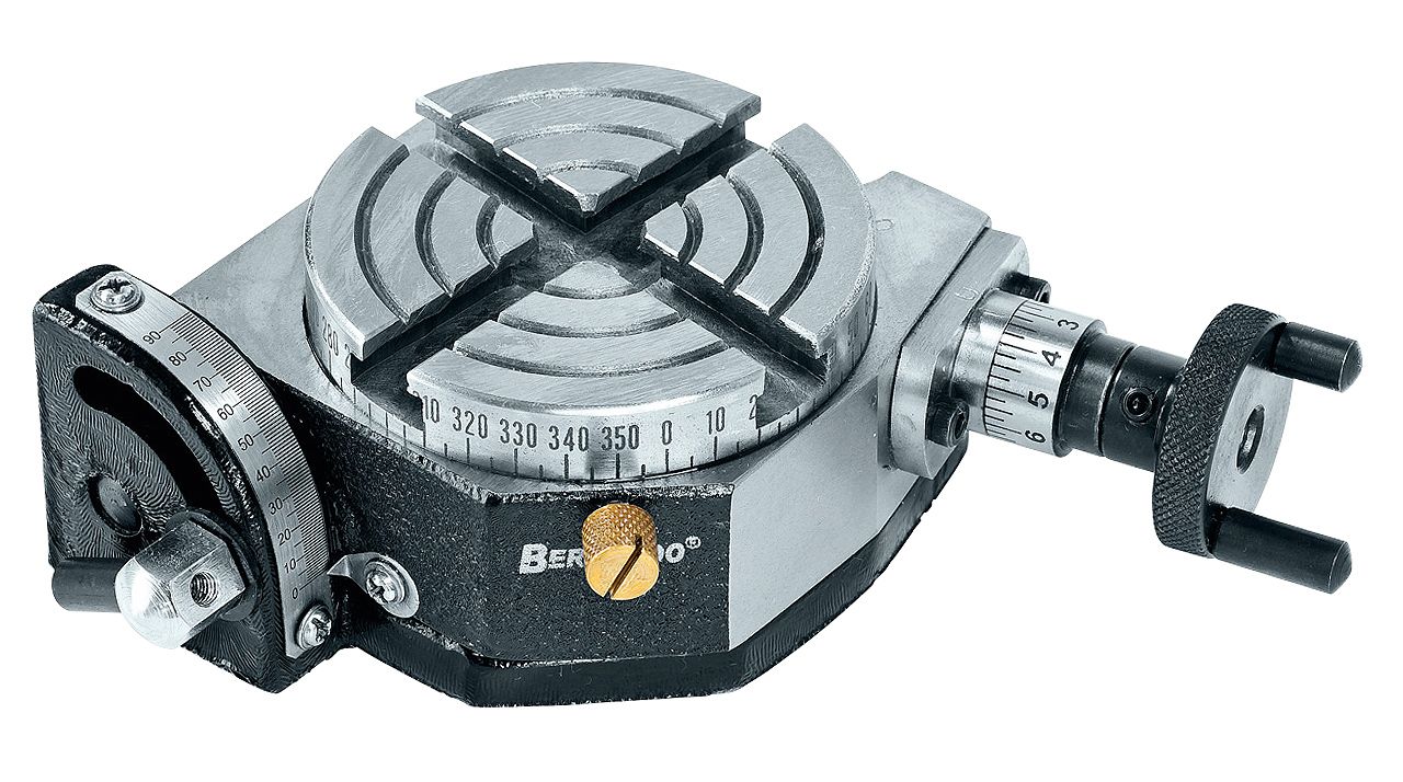 Bernardo Horizontal- u. Vertikalrundtisch 75 mm RT 3 S - 80 mm