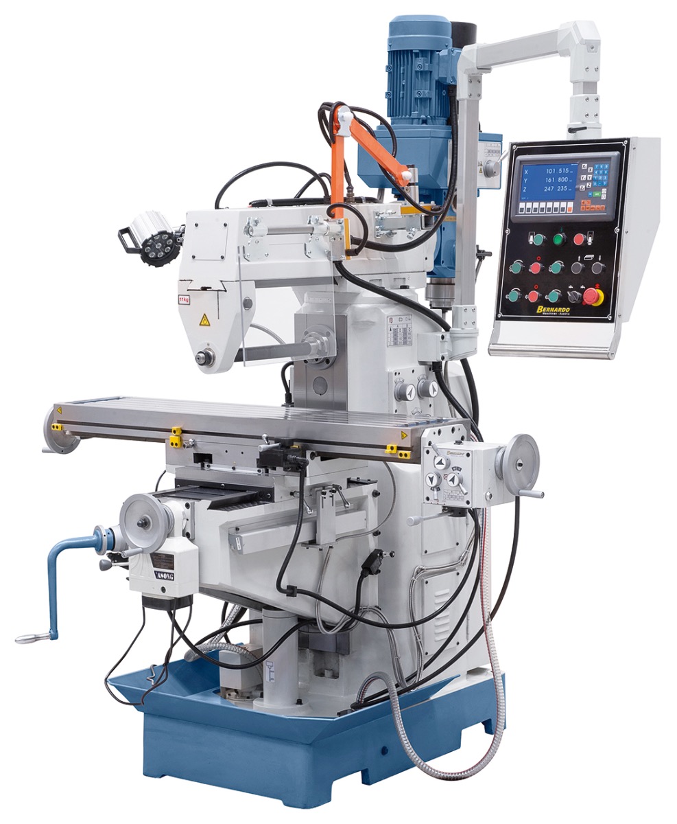 Universalfräsmaschine UWF 90 V inkl. 3-Achs-DRO ES-12 H und pneumat.WK-Klemmung *