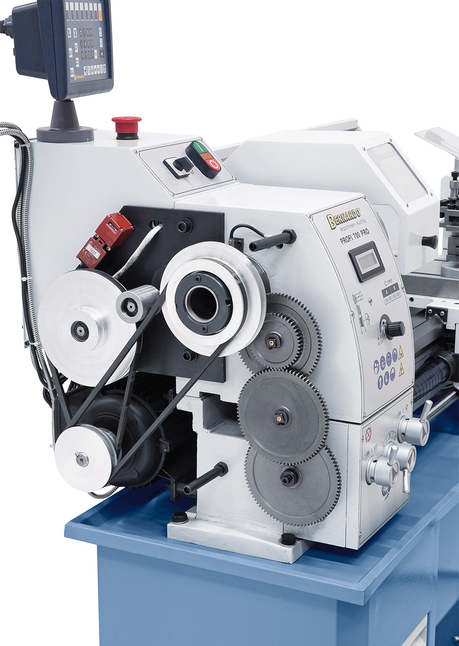 Vario-Drehmaschine Profi 700 PRO / 400 V inkl. 2-Achs-Digitalanzeige ES-12 V
