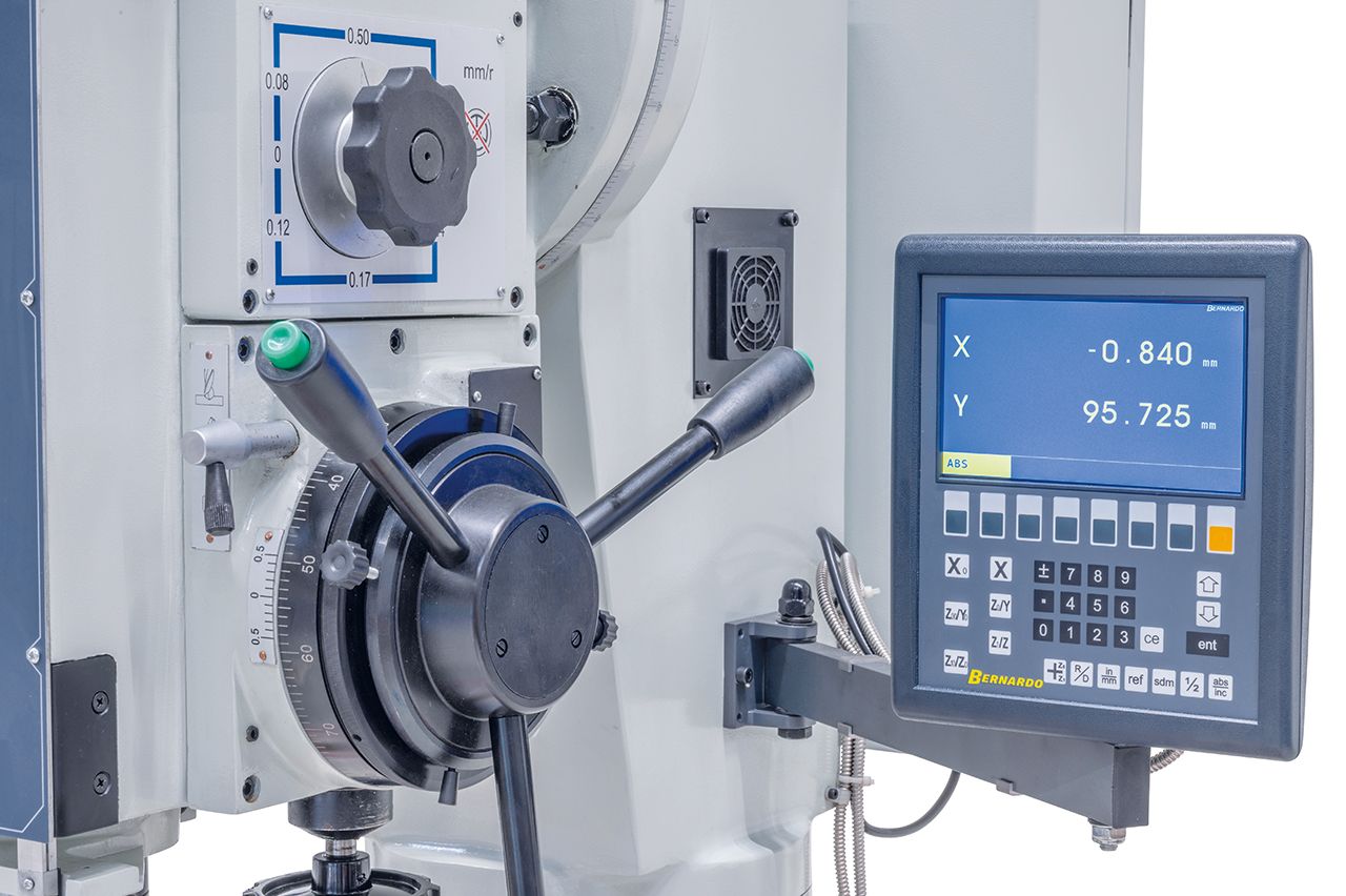 Getriebe-Säulenbohrmaschine GB 55 SK NC Vario mit Kreuztisch *