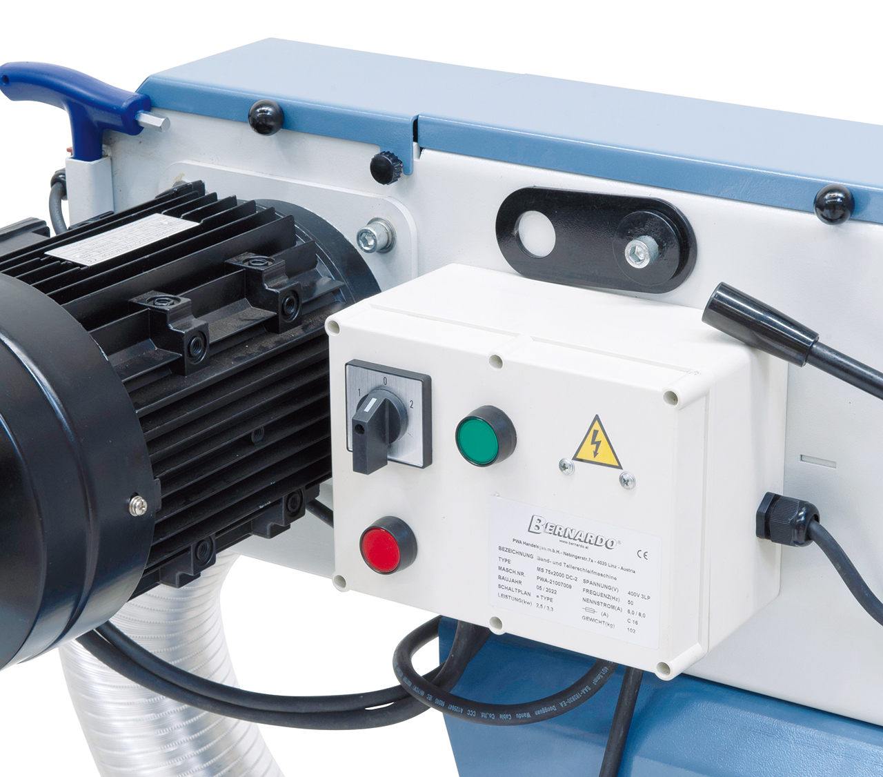 Bandschleifmaschine mit Absaugung MS 75 x 2000 DC-2 / 400 V