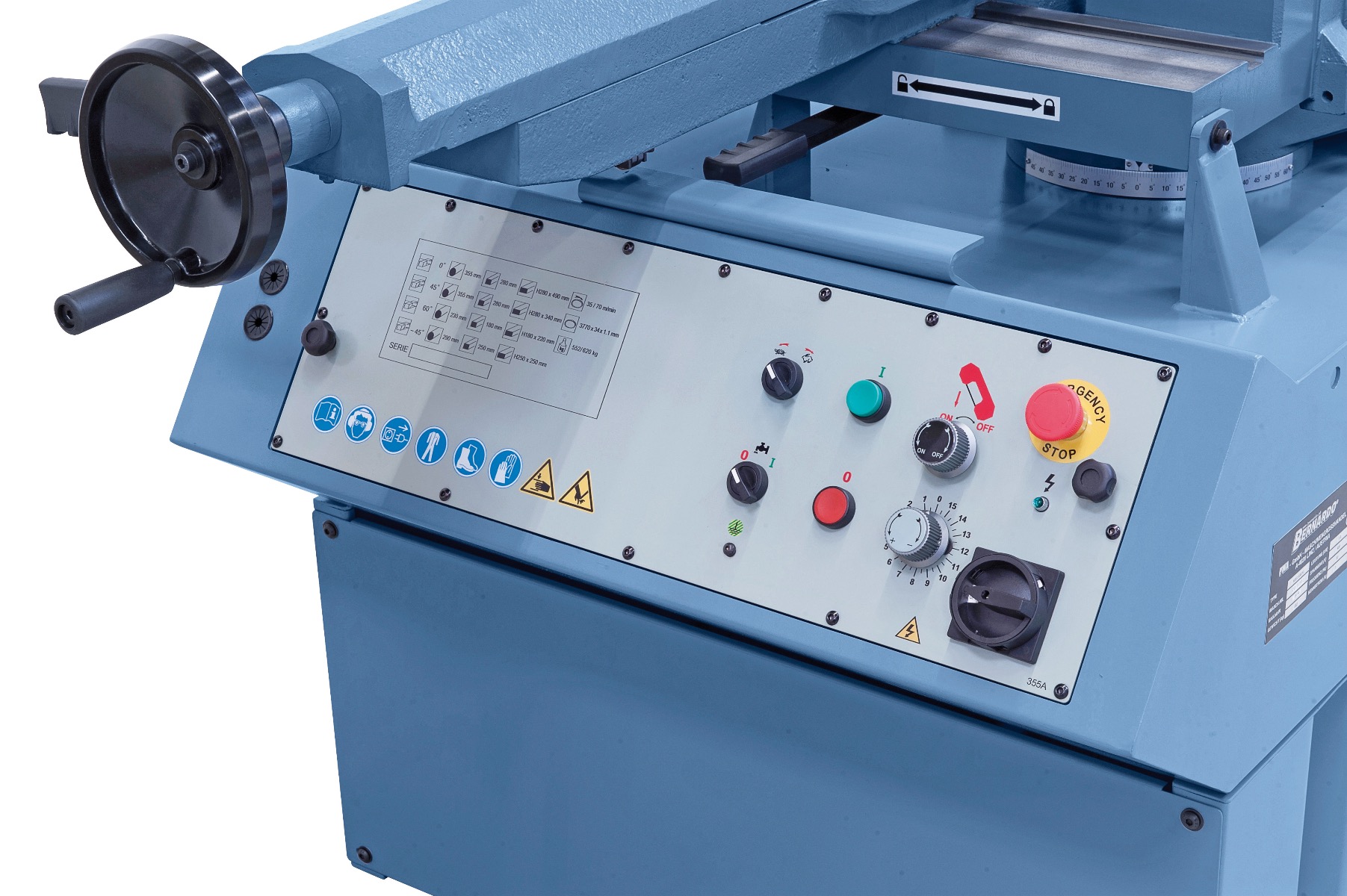 Doppelgehrungsbandsäge MBS 530 DG / 400 V