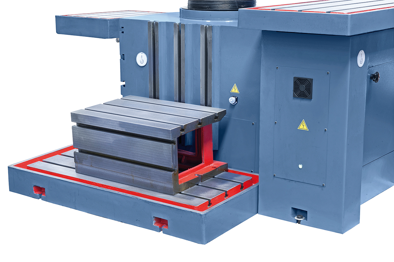 Process oversize workpieces by adding the clamping plate as an extra