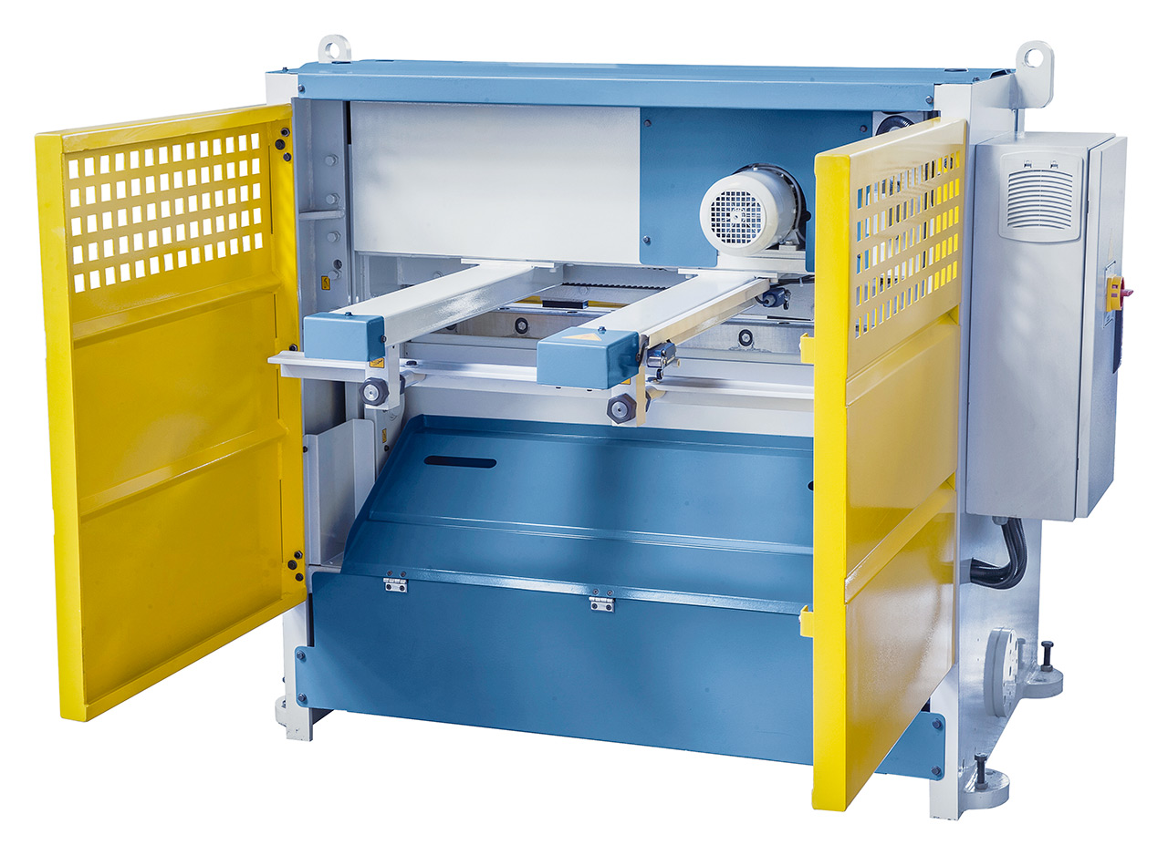 Motorische Tafelschere mit Blechauswurf nach vorne (max. 400 mm) und hinten MTE 1100 x 6 mm NCC *
