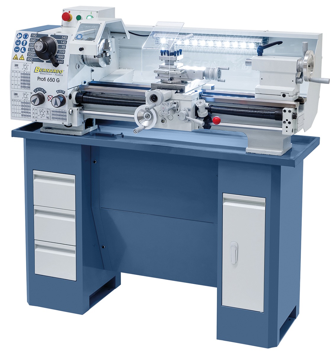 Leit- und Zugspindeldrehmaschine Profi 650 G / 400 V