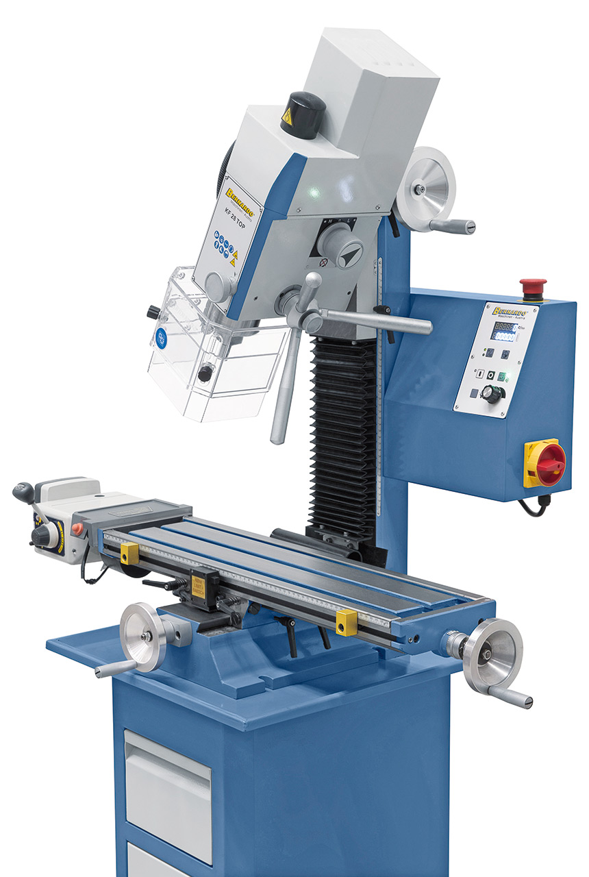 Bohr- und Fräsmaschine KF 28 Top mit Vorschub