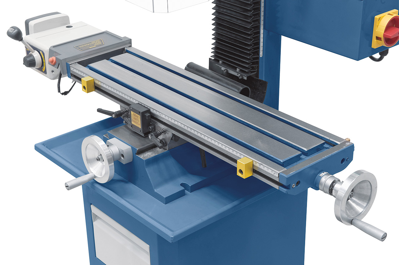 Bohr- und Fräsmaschine KF 28 Top mit Vorschub