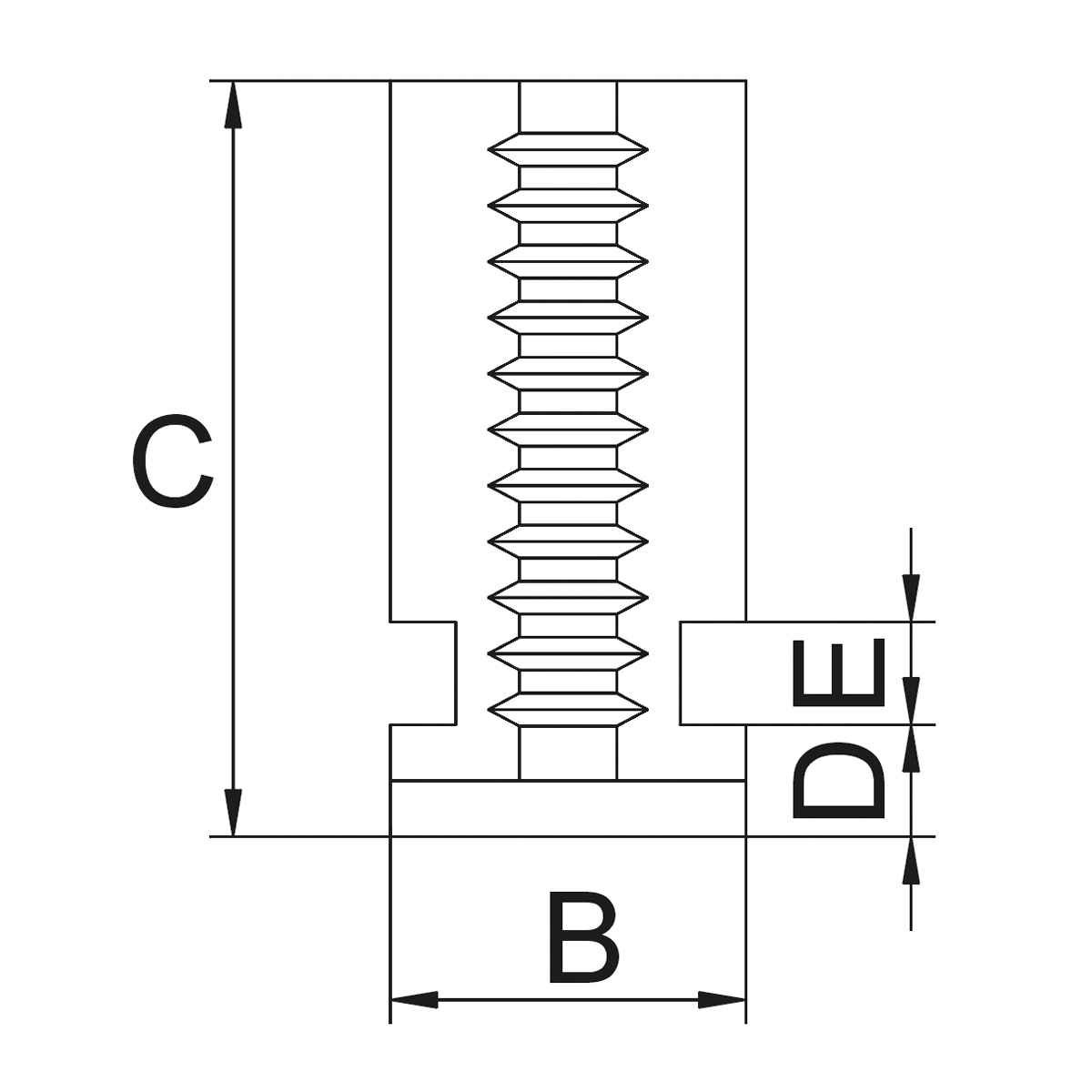 Bohrbacken DOJ-DK11-250
