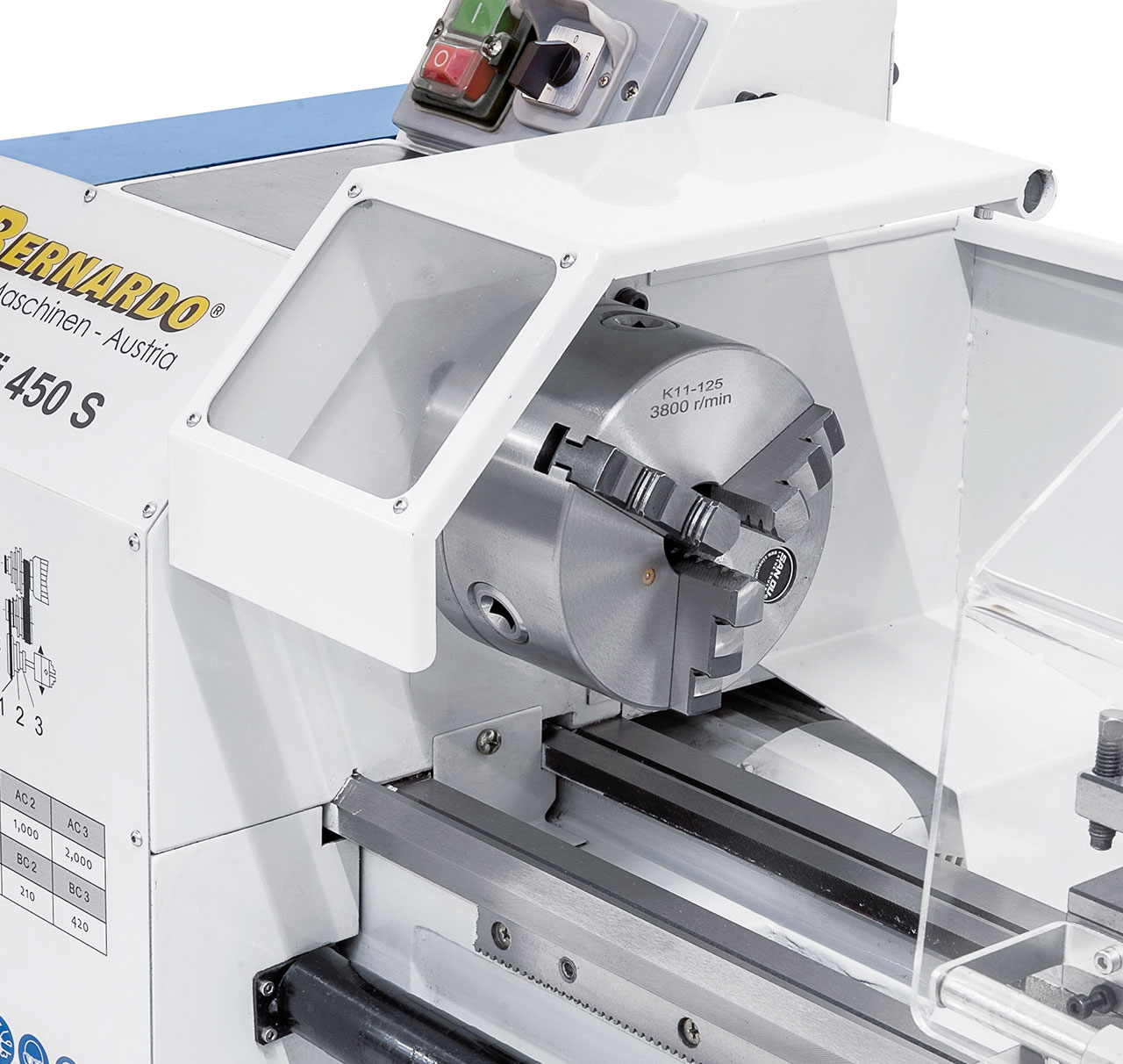 Leitspindel-Drehmaschine Profi 450 S / 230 V
