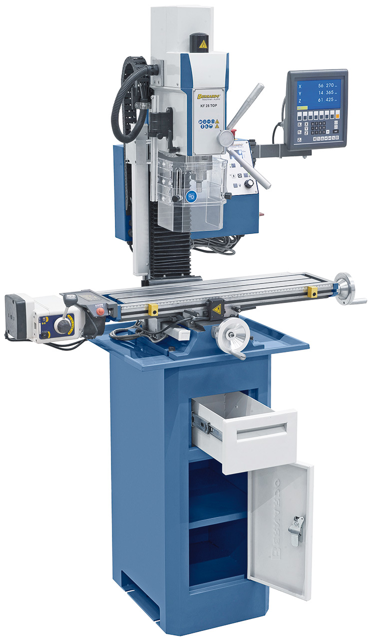 KF 28 Top mit Vorschub inkl. 3-Achs Digitalanzeige