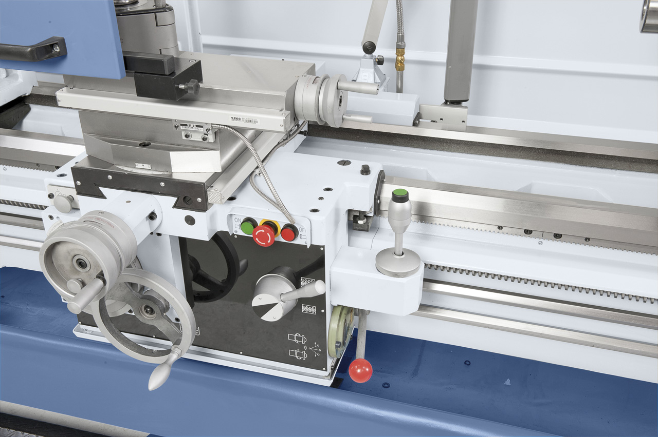 Produktionsdrehmaschine Titan 660 x 2000 inkl. 3-Achs-Digitalanzeige *