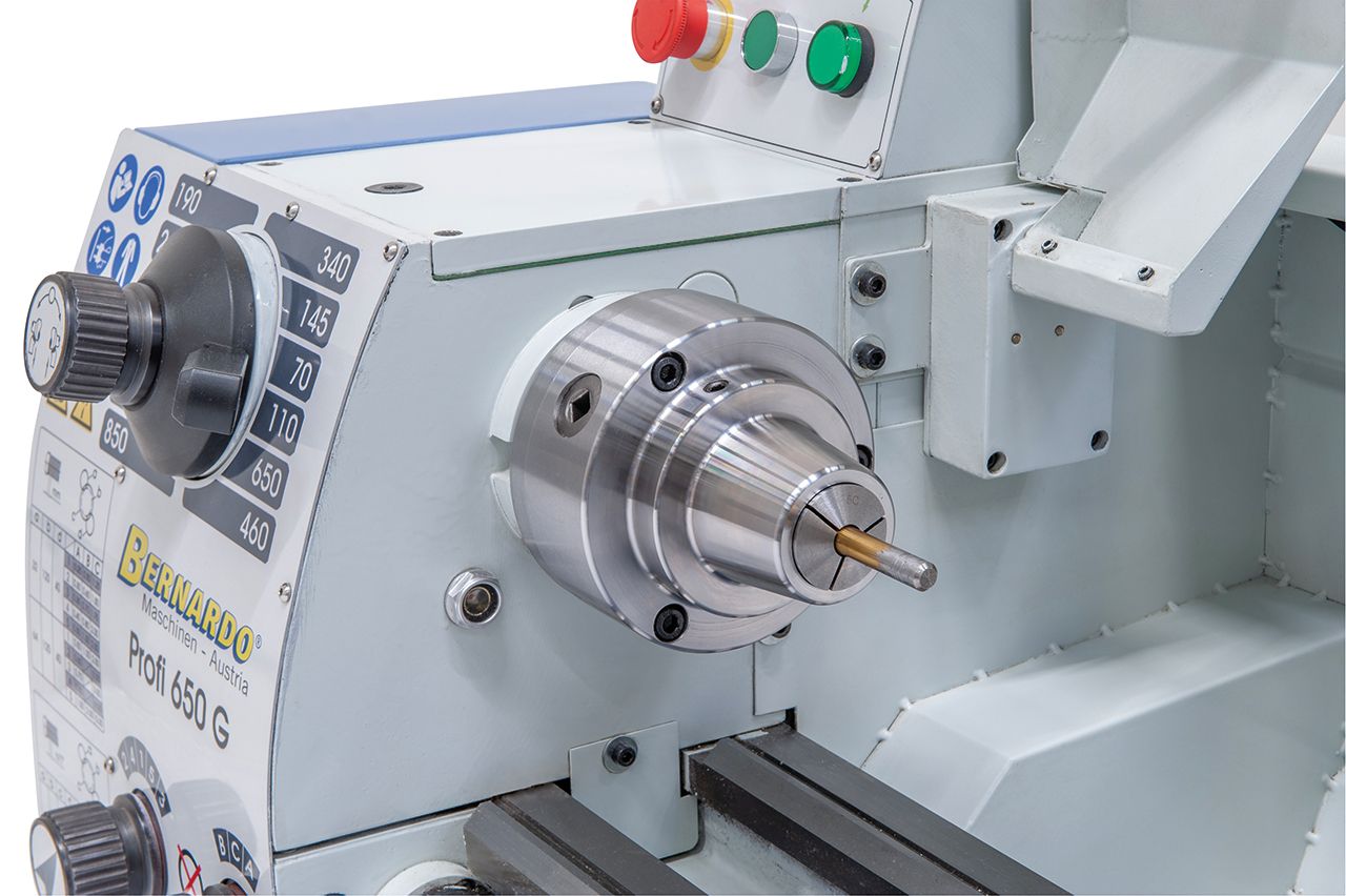 Leit- und Zugspindeldrehmaschine Profi 650 G / 230 V inkl. 2-Achs-Digitalanzeige ES-12 V