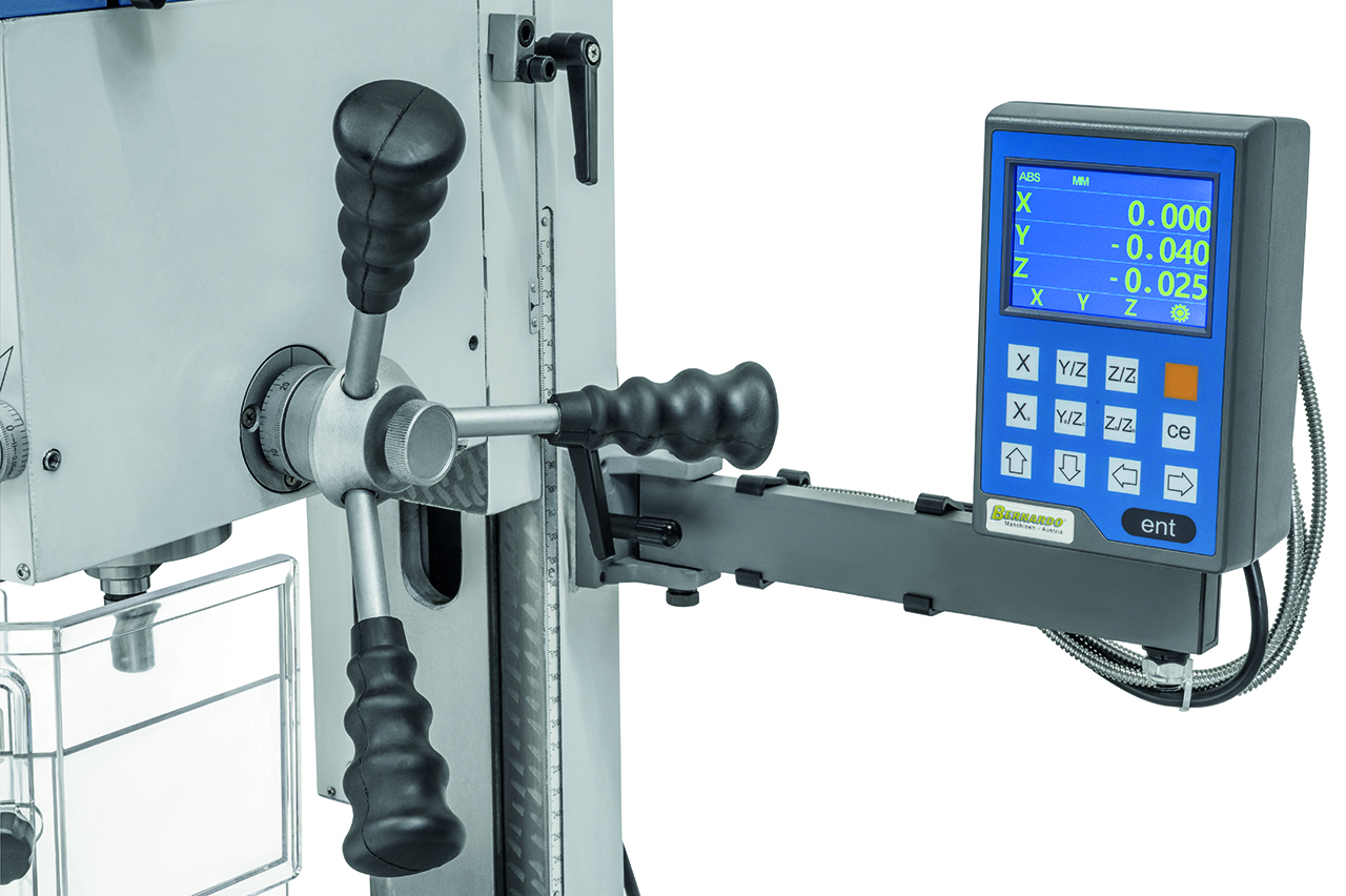 Bohr- und Fräsmaschine BF 18 BDC inkl. 3-Achs Digitalanzeige DT 40