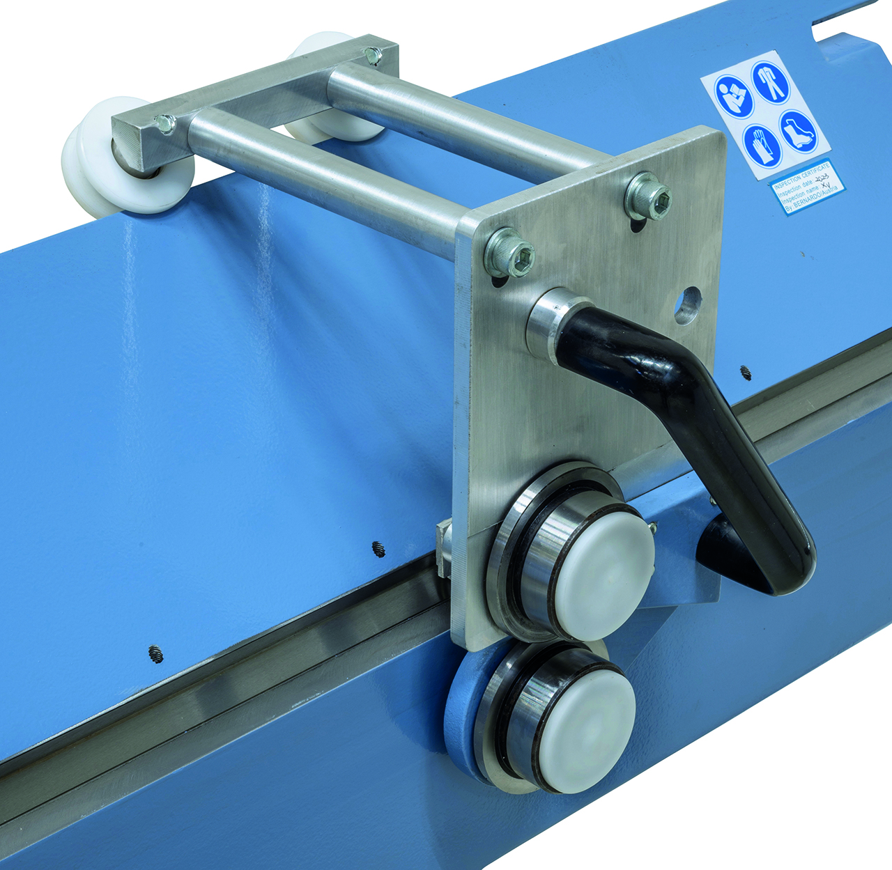 Schwenkbiegemaschine BB 3000 RS mit Rollenschere