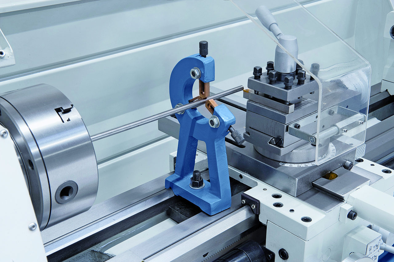 Leit- und Zugspindeldrehmaschine Profi 900 Vario / 400 V inkl. 2-Achs-Digitalanzeige ES-12 V