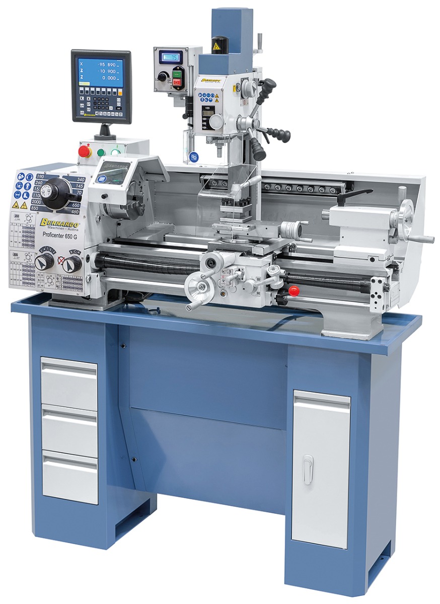 Bearbeitungszentrum Proficenter 650 G / 400 V inkl. 2-Achs-Digitalanzeige ES-12 V