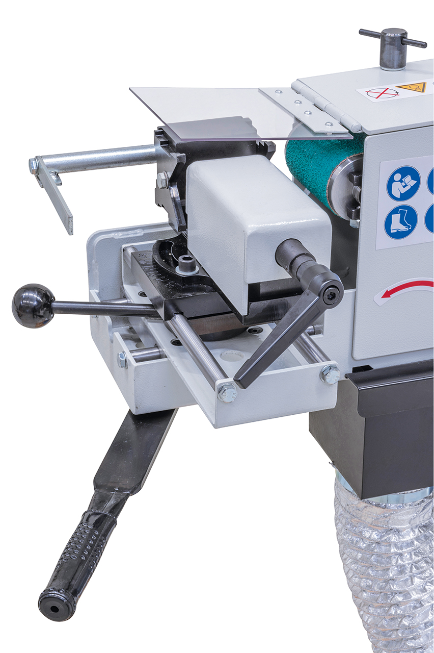 Rohr- und Profilendenschleifmaschine mit Absaugung KBR 100 x 2000 DC-2