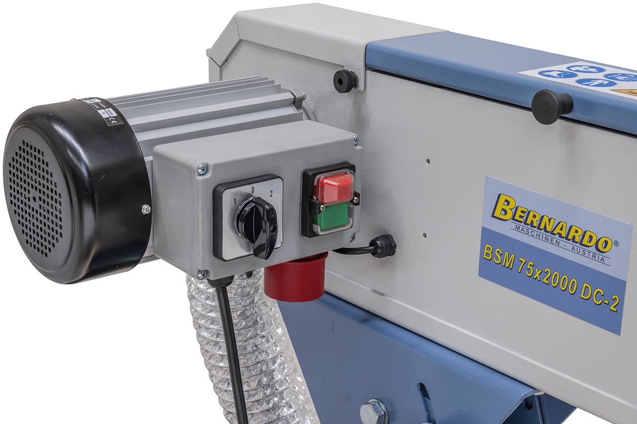 Bandschleifmaschine mit Absaugung BSM 75 x 2000 DC-2 / 400 V