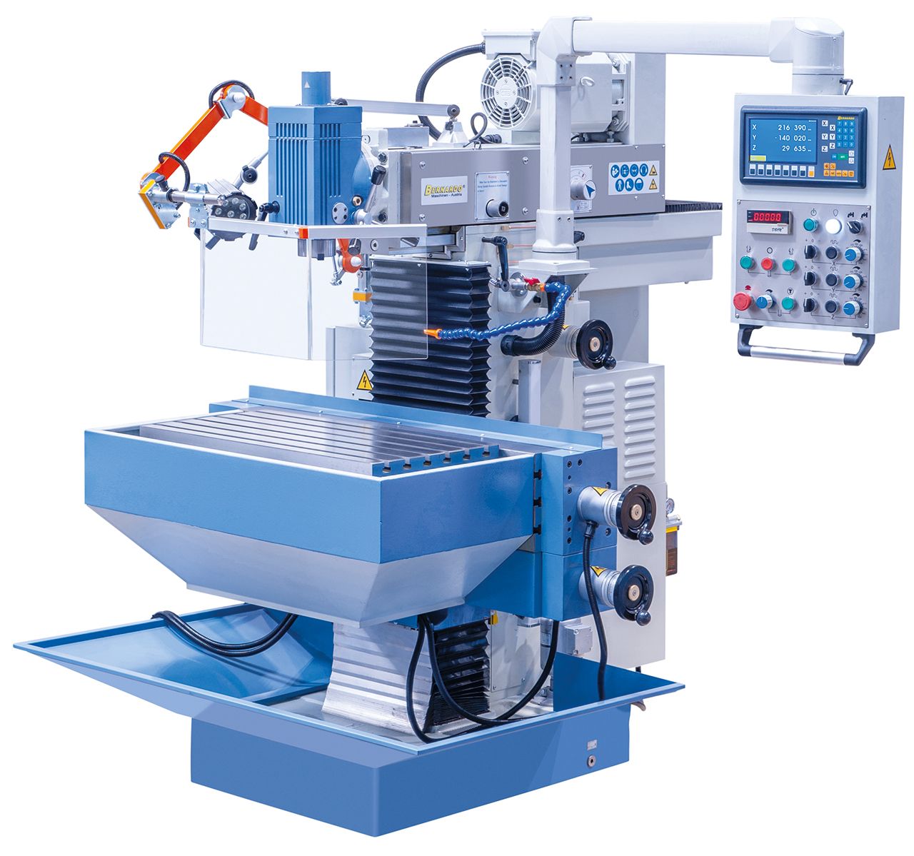 Universal-Werkzeugfräsmaschine WFM 800 Servo inkl. 3-Achs-Digitalanzeige ES-12 H **