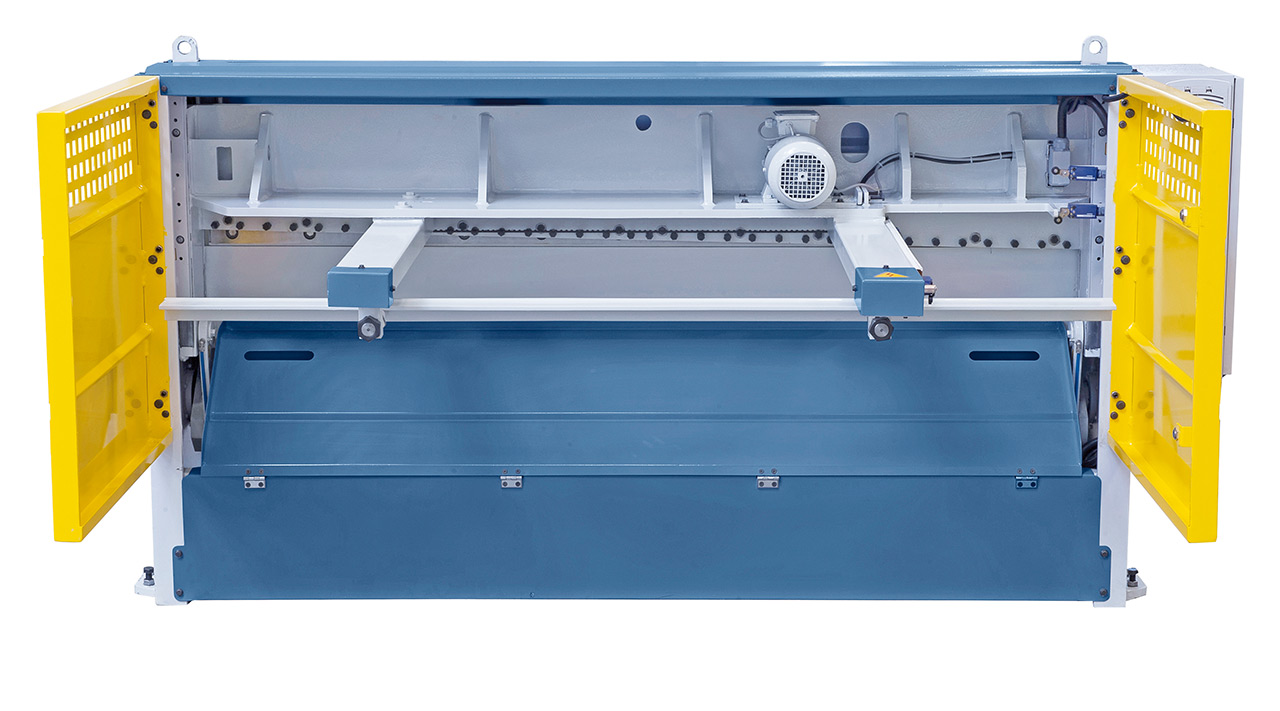 Motorische Tafelschere mit Blechauswurf nach vorne (max. 400 mm) und hinten MTE 3060 x 3 mm NCC *