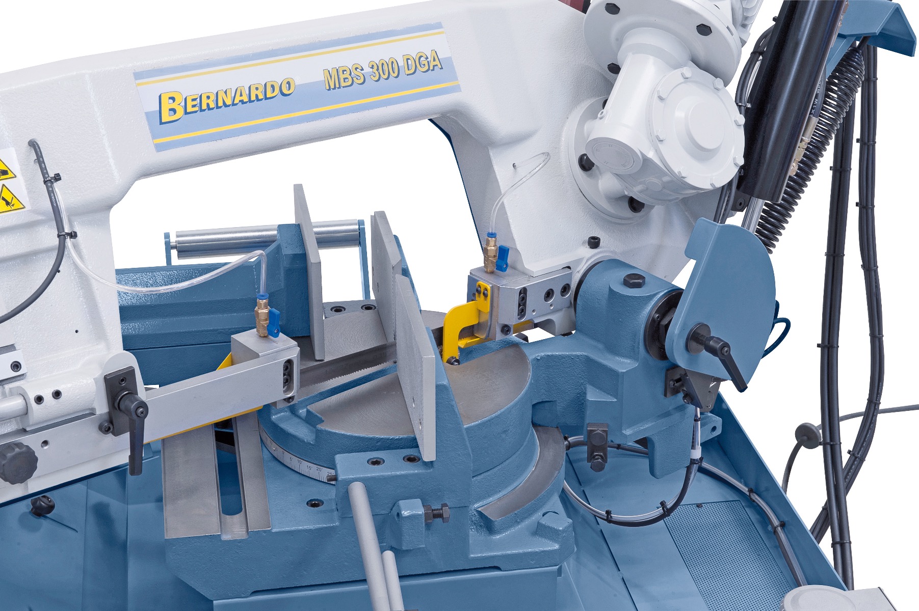 Halbautomatische Doppelgehrungsbandsäge MBS 300 DGA / 400 V
