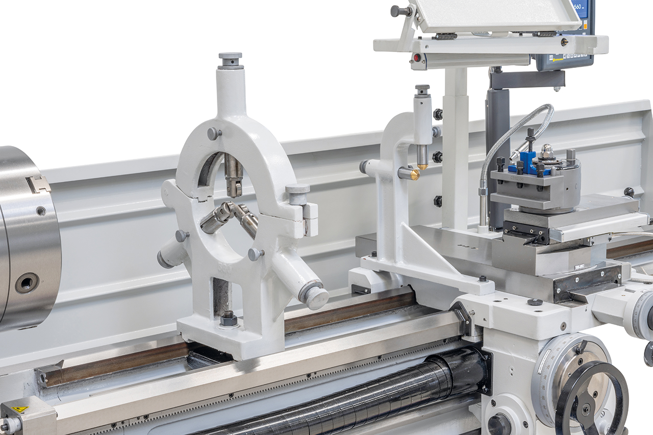 Produktionsdrehmaschine Titan 560 x 2000 Pro inkl. 3-Achs-Digitalanzeige *