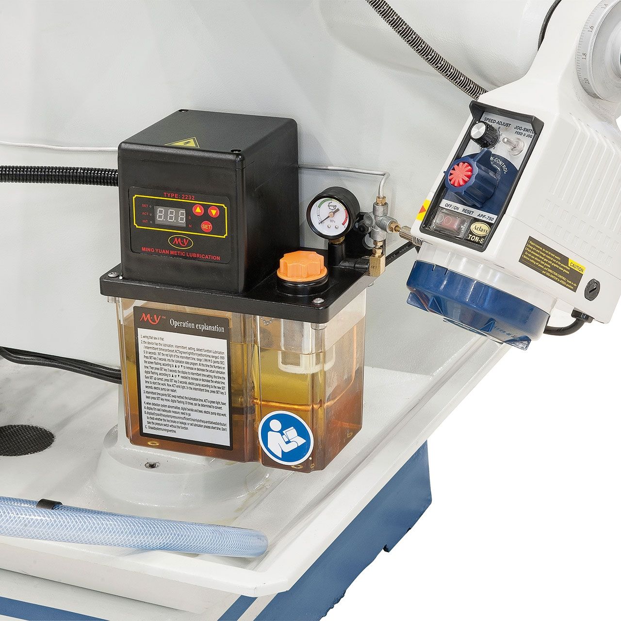 Mehrzweckfräsmaschine MFM 230 Super inkl. 3-Achs-Digitalanzeige montiert *