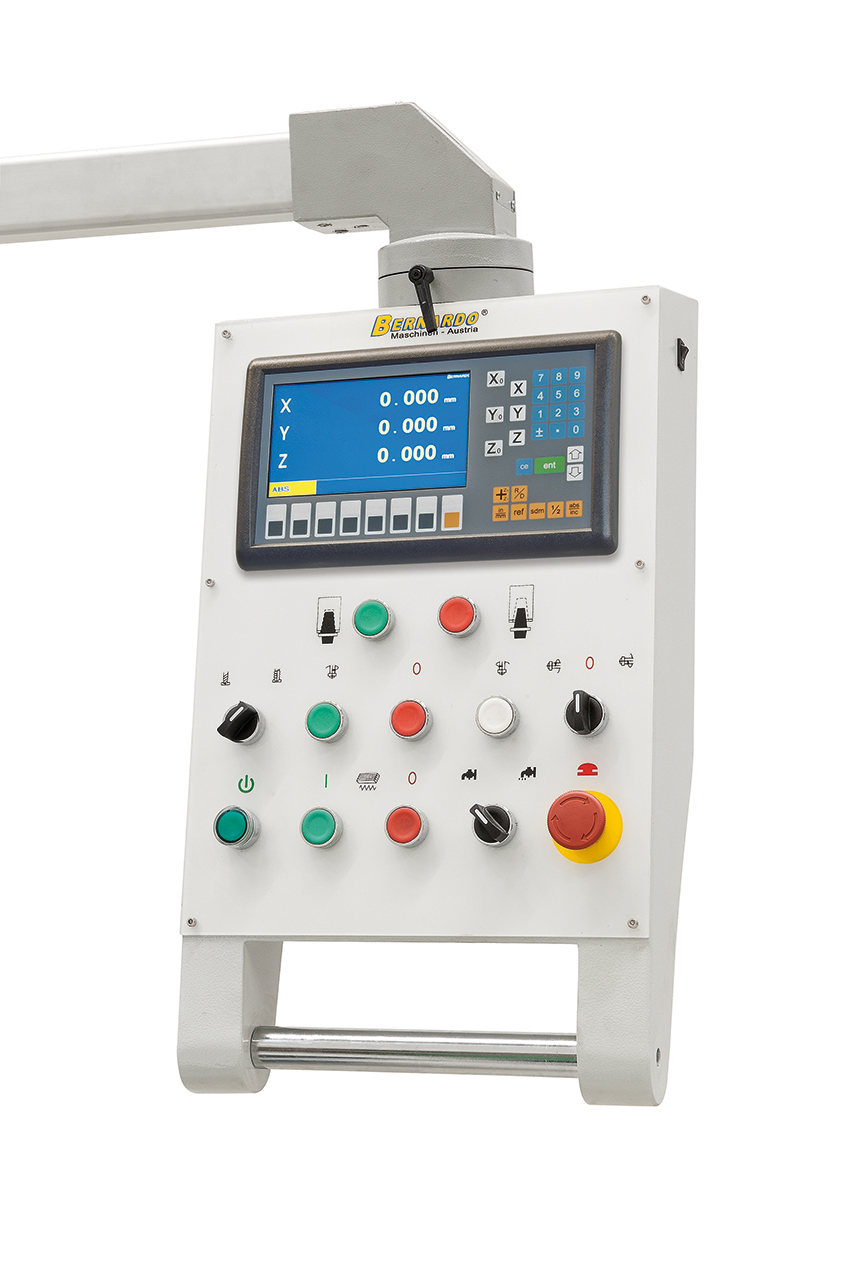 Universalfräsmaschine UWF 95 N inkl. 3-Achs-DRO und pneumat.WK-Klemmung *