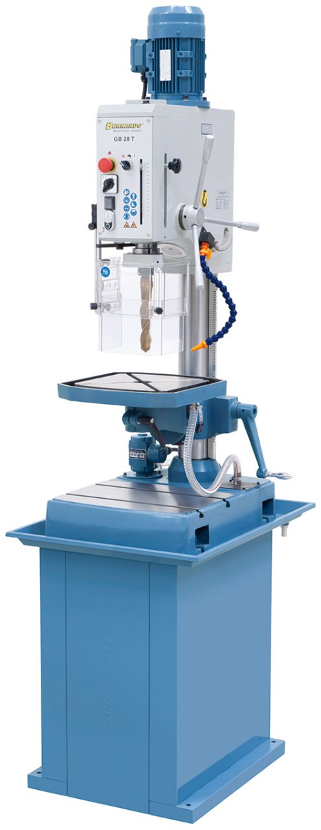 Getriebe-Tischbohrmaschine GB 28 T mit Kühlmitteleinrichtung